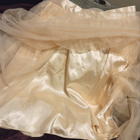 Satin + Tulle💕{Sequin Hearts}💕Skirt, Size L - Picture 5 of 5